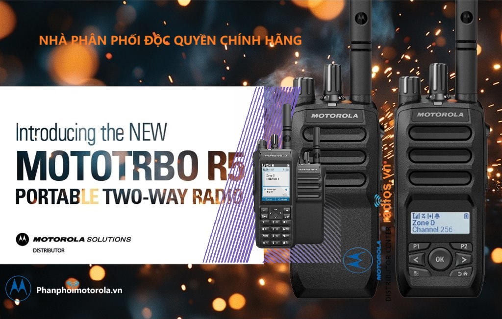 Đăng ký giấy phép sử dụng tần số Máy bộ đàm kỹ thuật số Motorola Mototrbo R5