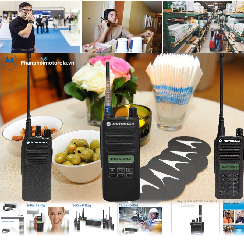 Đăng ký giấy phép sử dụng tần số Máy bộ đàm kỹ thuật số Motorola XiR C1200, C2620, C2660 